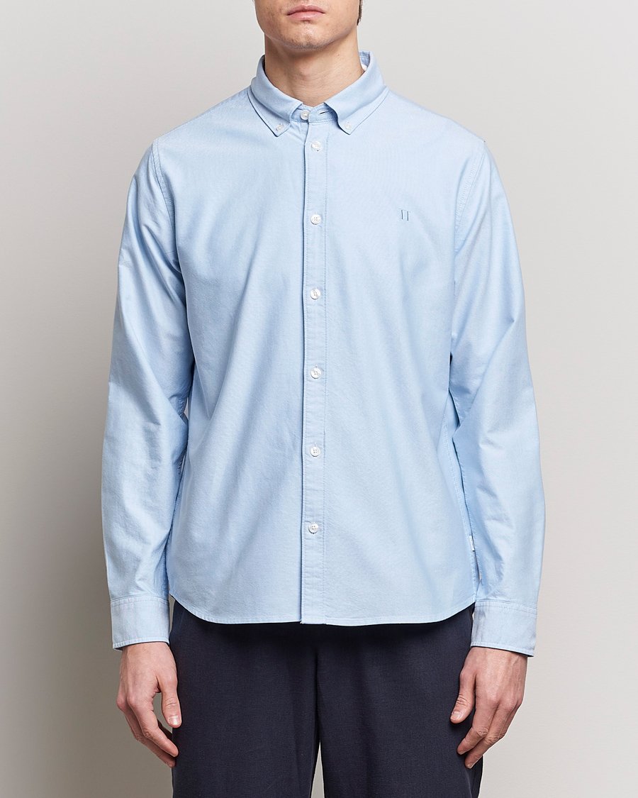 Hombres | Camisas oxford | LES DEUX | Kristian Oxford Shirt Light Blue