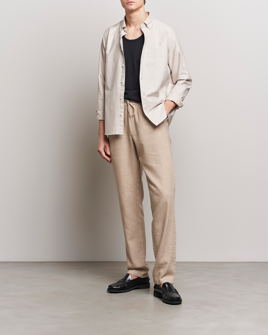 Hombres | Camisas | LES DEUX | Kristian Oxford Shirt Dark Sand