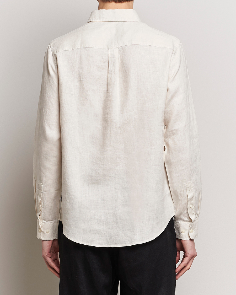 Hombres | Camisas | LES DEUX | Kristian Linen Button Down Shirt Ivory