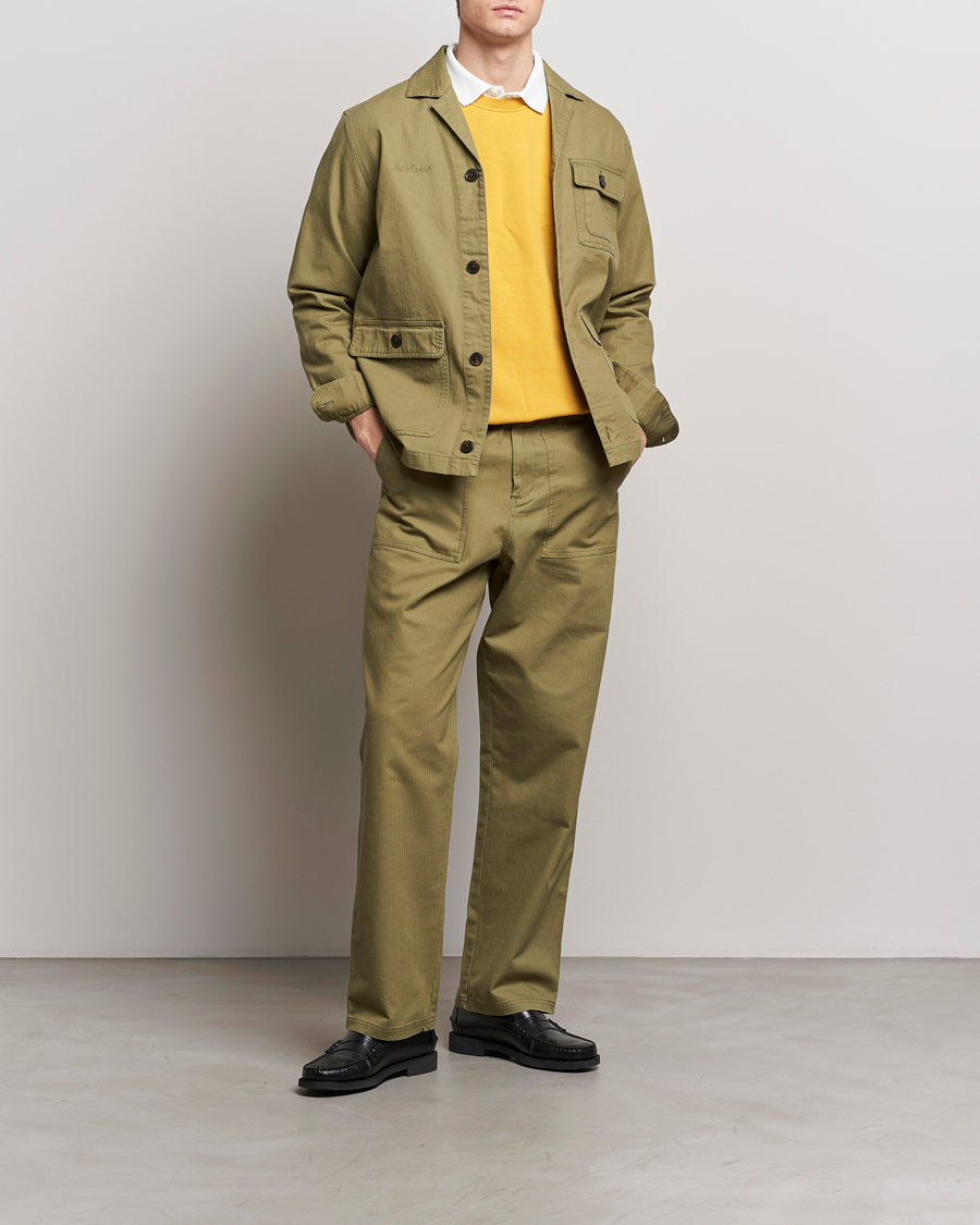 Hombres | Pantalones | LES DEUX | Lester Fatigue Pants Surplus Green