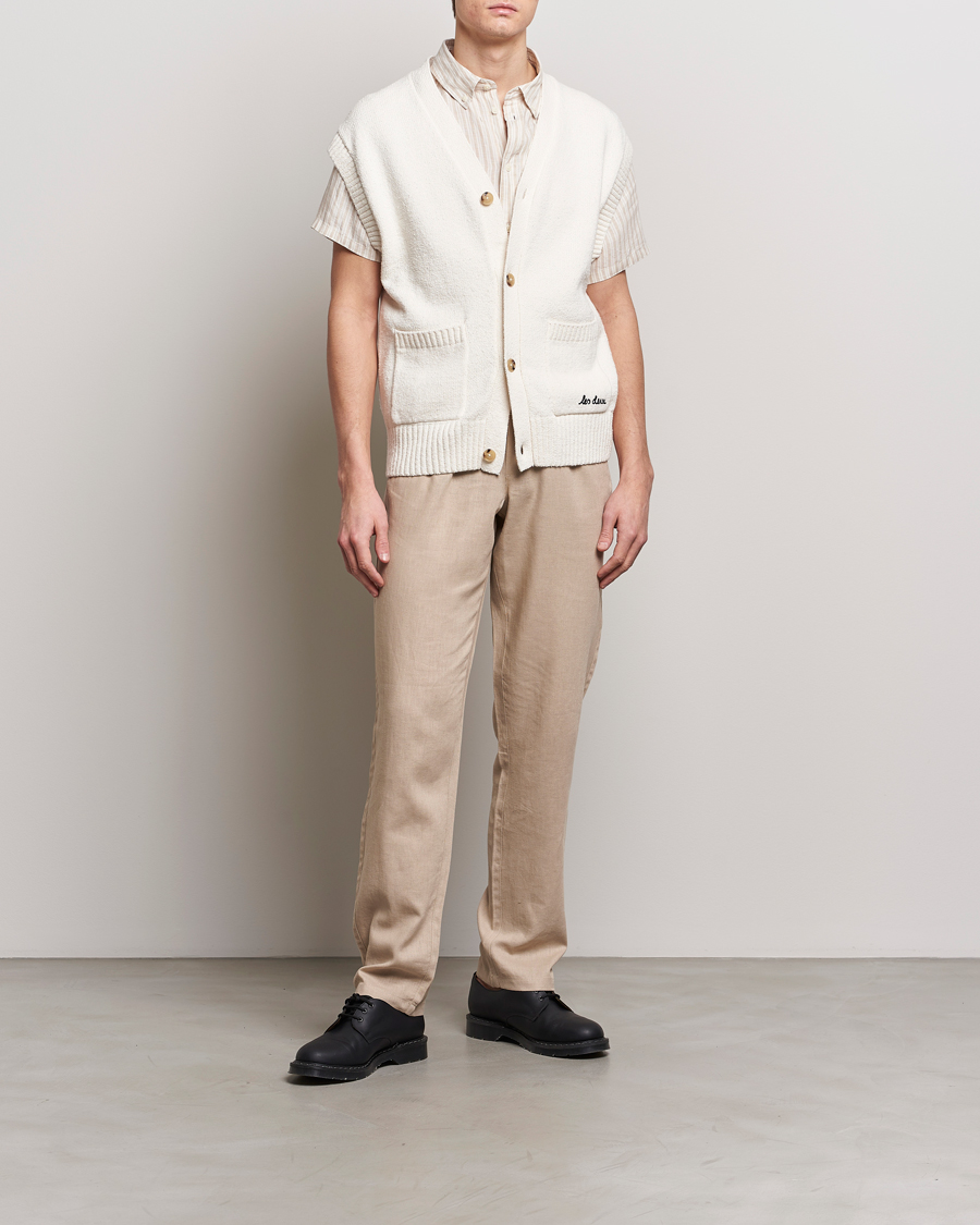 Hombres | Jerséis y prendas de punto | LES DEUX | Brad Cardigan Vest Ivory