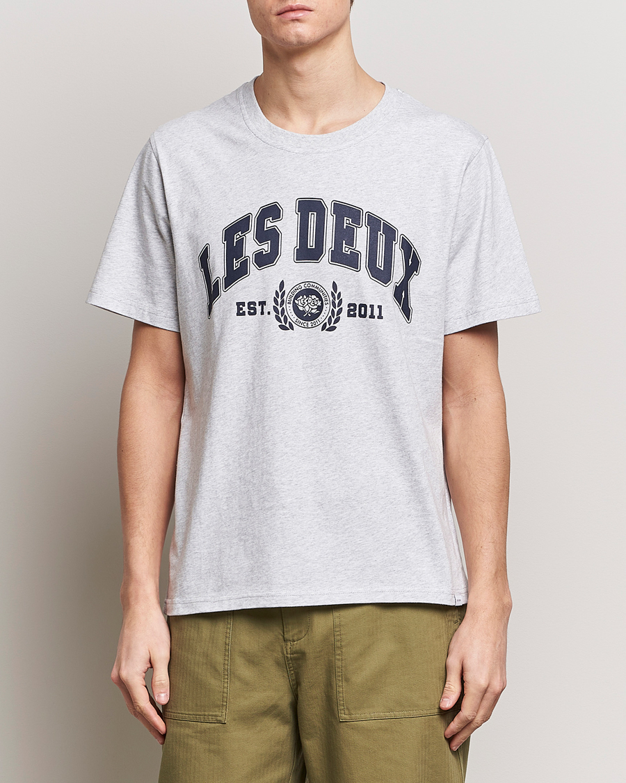 Hombres |  | LES DEUX | University T-Shirt Snow Melange