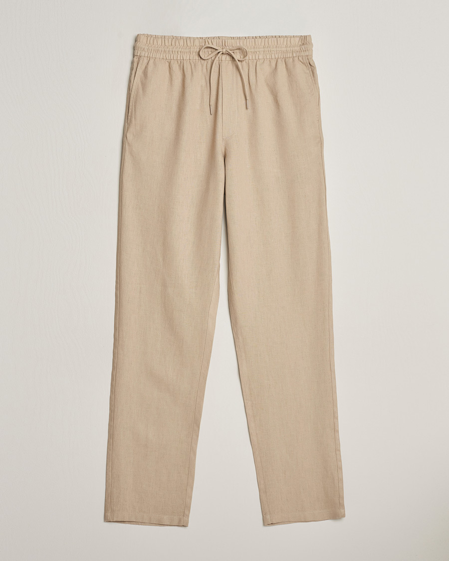 Hombres | Pantalones | LES DEUX | Patrick Linen Pants Light Desert Sand