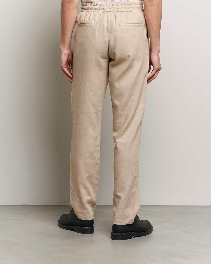 Hombres | Pantalones | LES DEUX | Patrick Linen Pants Light Desert Sand