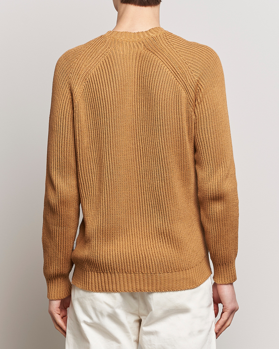 Hombres | Jerséis y prendas de punto | Peregrine | Harry Organic Cotton Sweater Amber