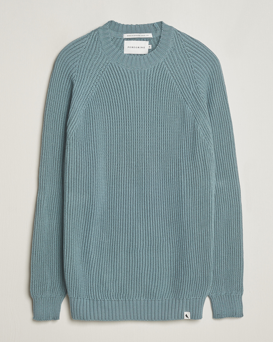 Hombres | Jerséis y prendas de punto | Peregrine | Harry Organic Cotton Sweater Lovat