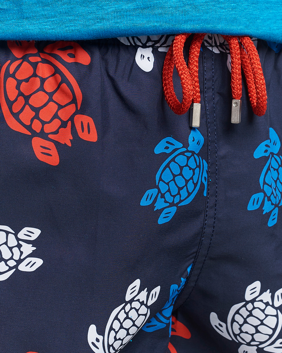 Hombres | Bañadores | Vilebrequin | Moorea Printed Swimshorts Bleu Marine