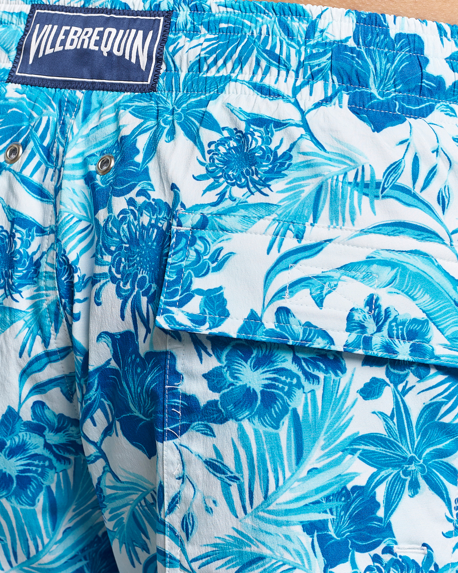 Hombres | Bañadores | Vilebrequin | Moorise Printed Swimshorts Blanc
