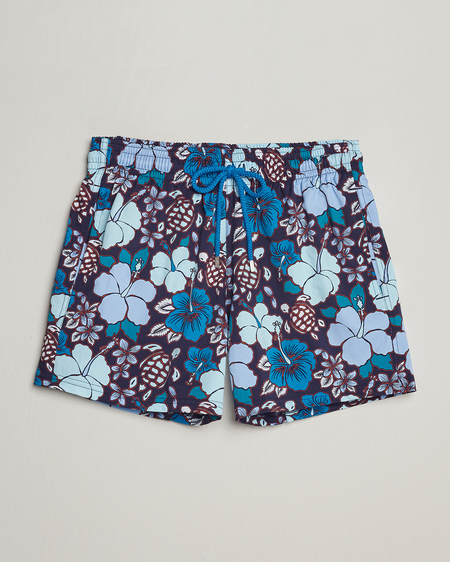 Hombres | Bañadores | Vilebrequin | Moorise Printed Swimshorts Minuit