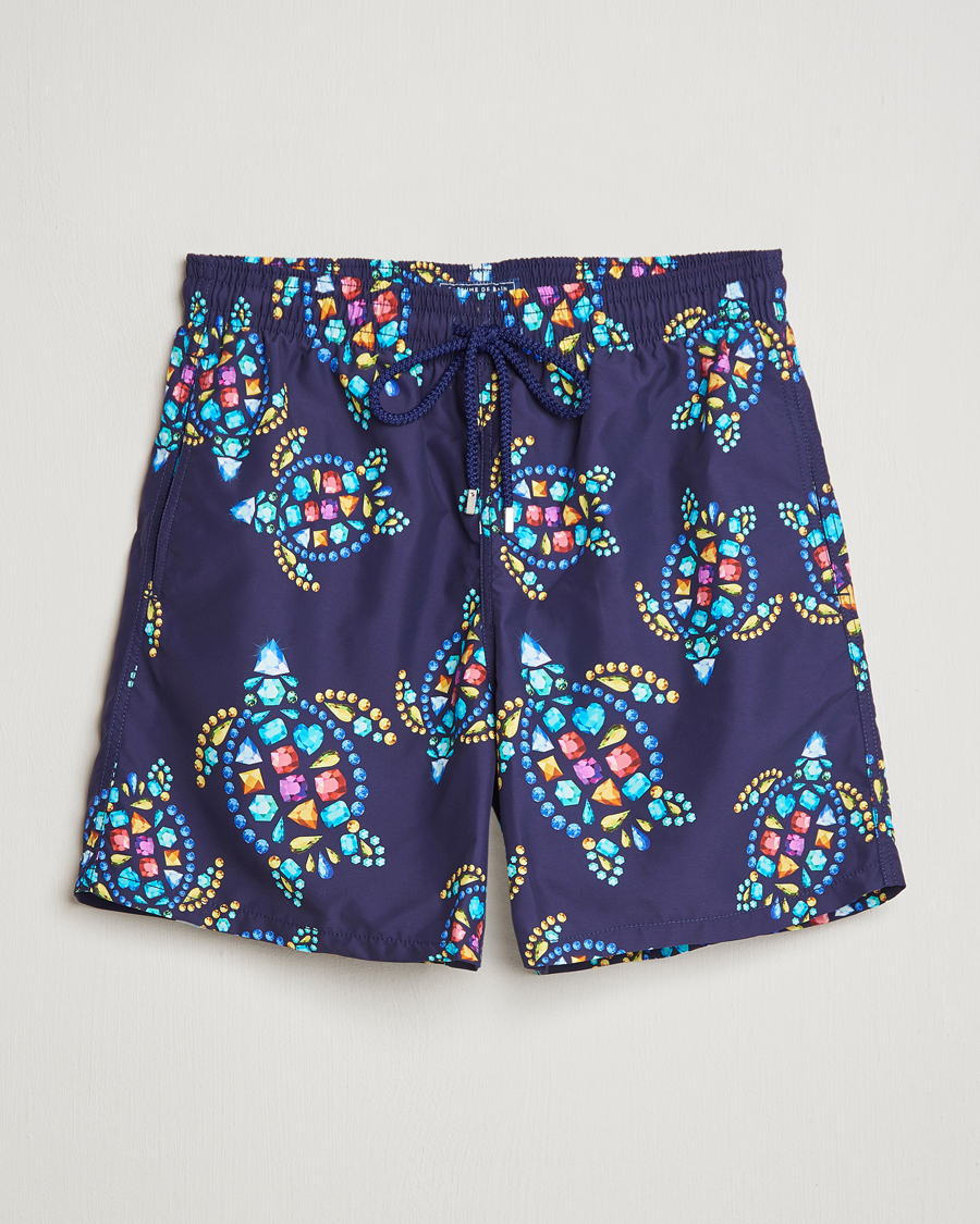 Hombres | Bañadores | Vilebrequin | Moorea Printed Swimshorts Minuit