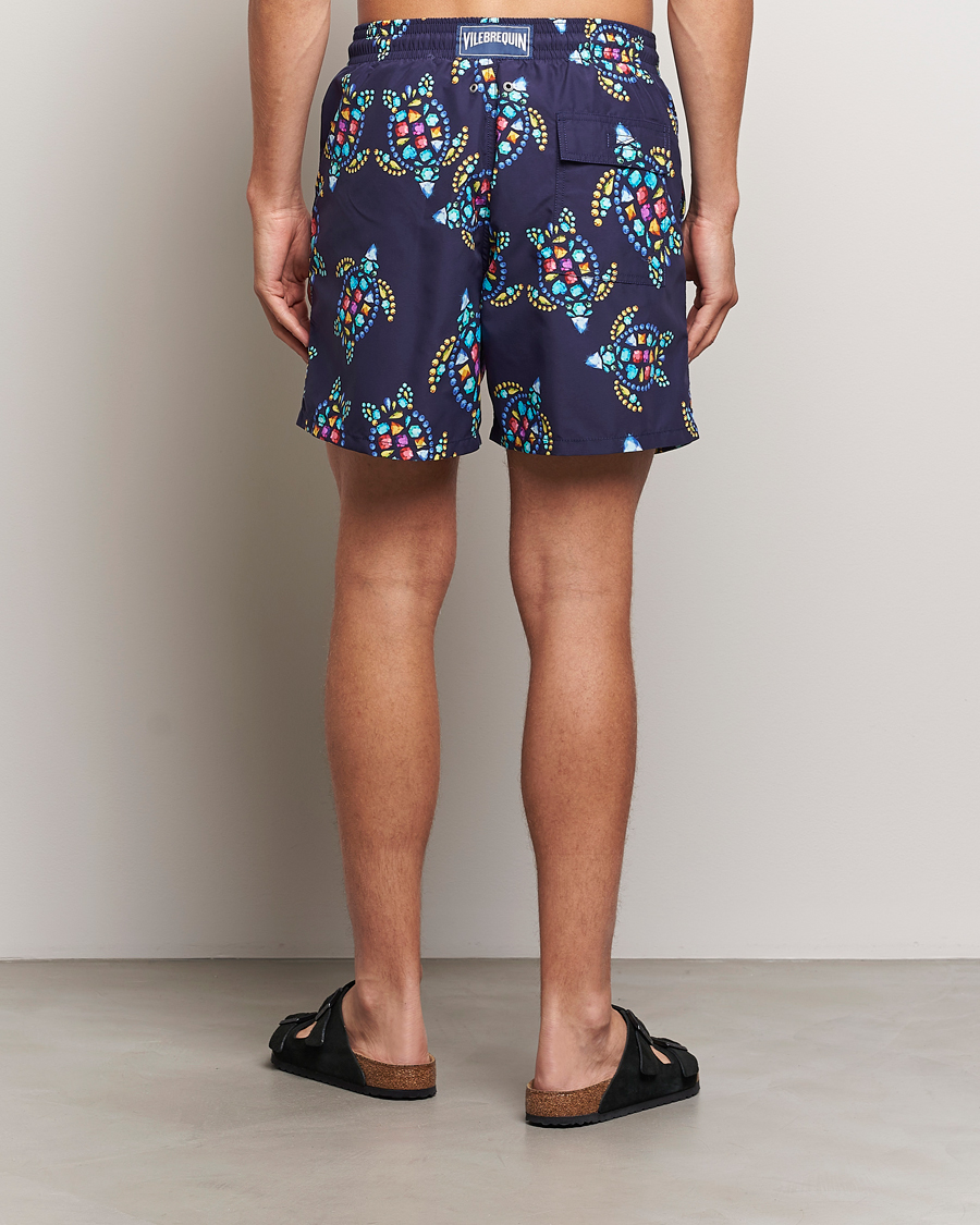 Hombres | Bañadores | Vilebrequin | Moorea Printed Swimshorts Minuit