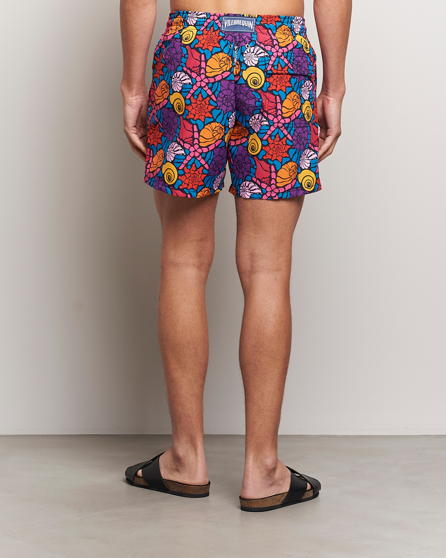 Hombres | Bañadores | Vilebrequin | Moorea Printed Swimshorts Bleu Marine