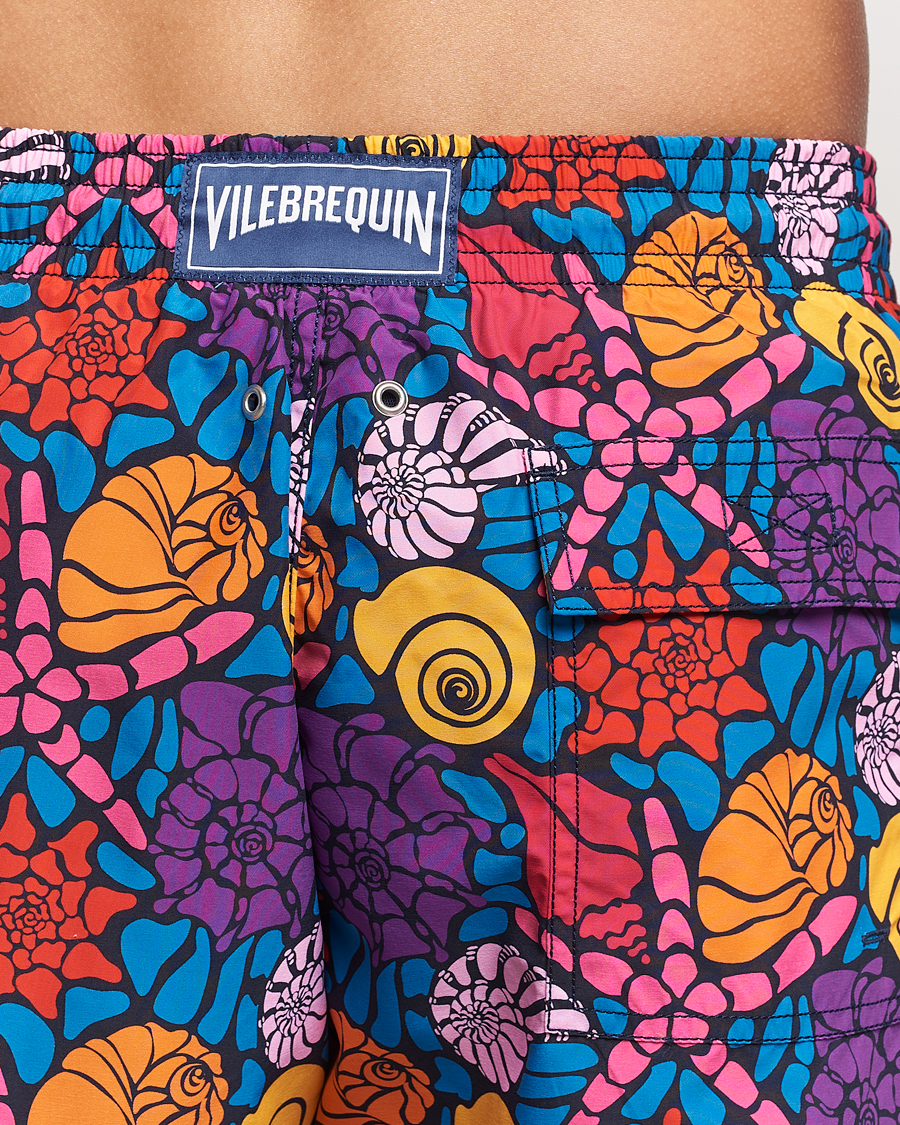 Hombres | Bañadores | Vilebrequin | Moorea Printed Swimshorts Bleu Marine