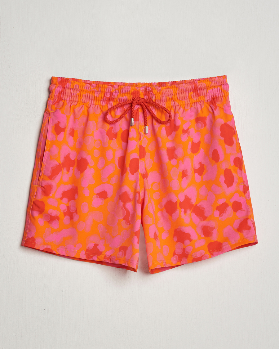 Hombres | Bañadores | Vilebrequin | Moorise Printed Swimshorts Abricot