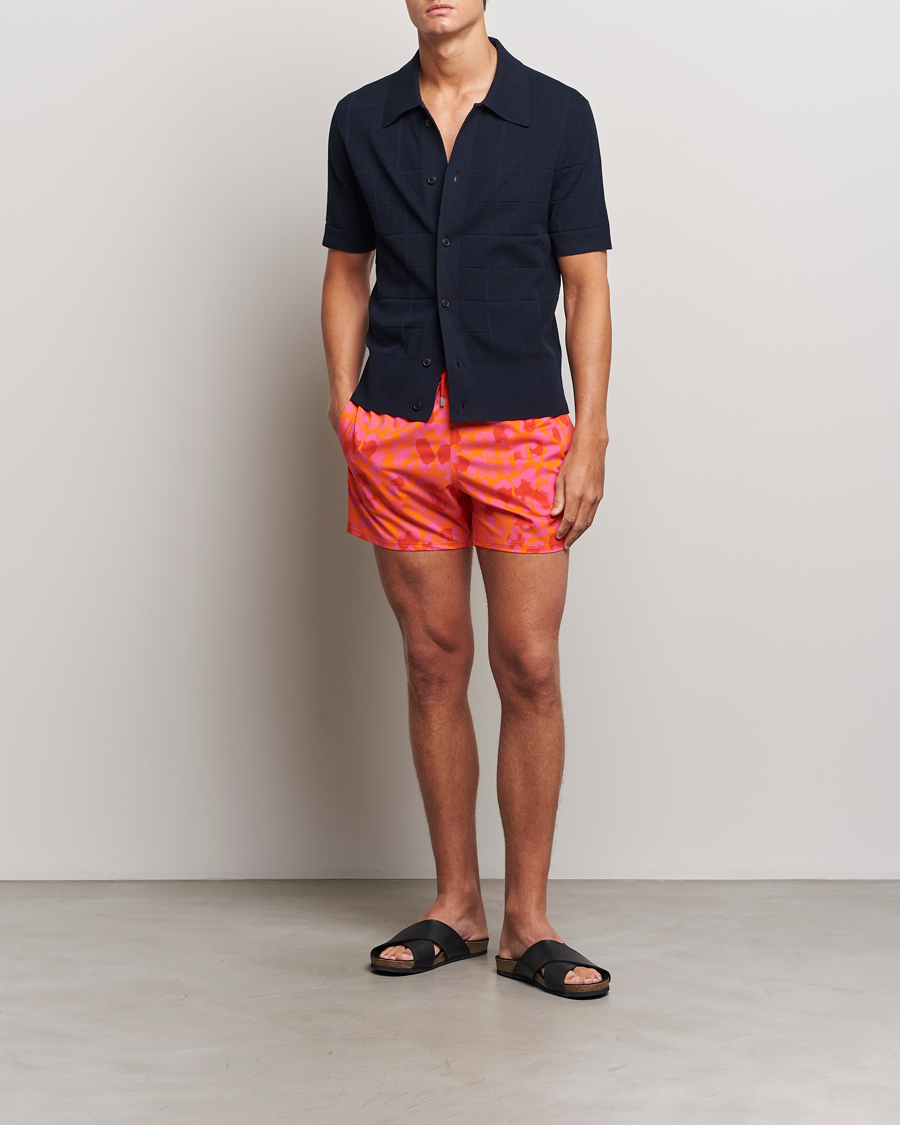 Hombres | Bañadores | Vilebrequin | Moorise Printed Swimshorts Abricot