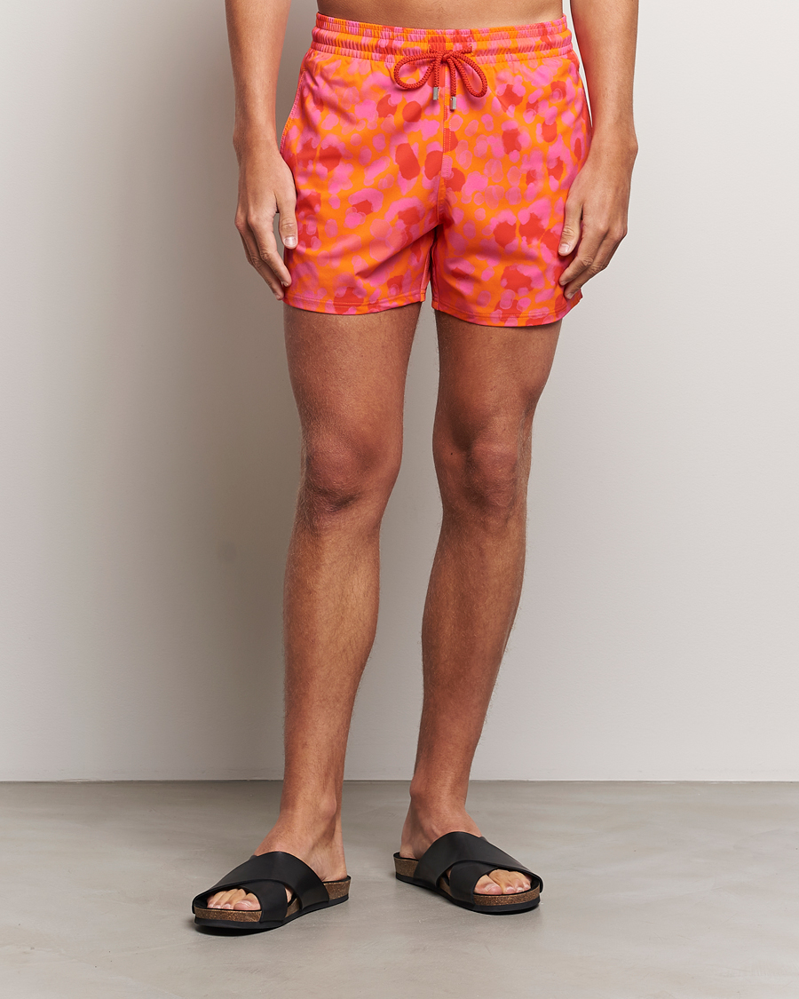 Hombres | Bañadores | Vilebrequin | Moorise Printed Swimshorts Abricot