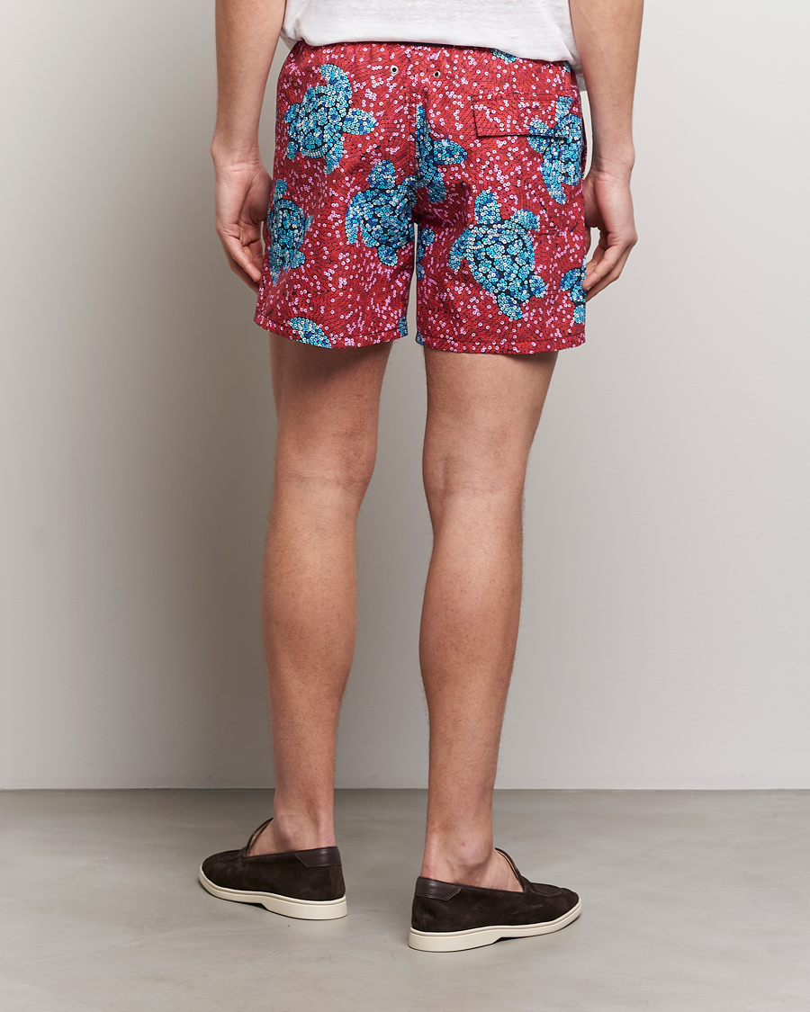 Hombres | Bañadores | Vilebrequin | Moorea Printed Swimshorts Merlot