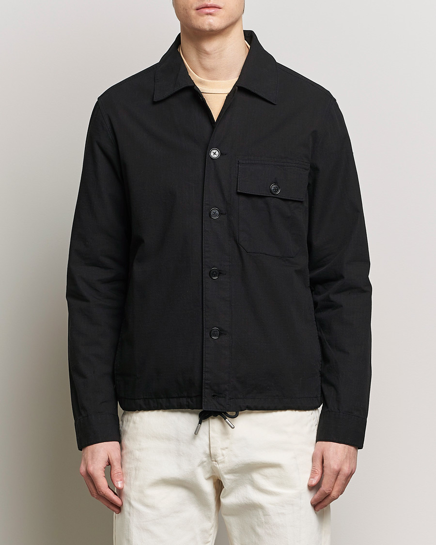 Hombres | Abrigos y chaquetas | Belstaff | Guley Ripstop Overshirt Black