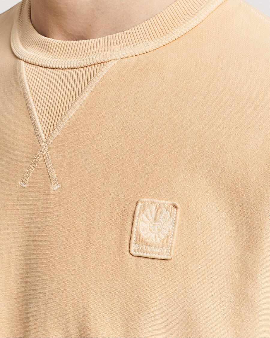 Hombres | Jerséis y prendas de punto | Belstaff | Outliner Cotton Crew Neck Peach