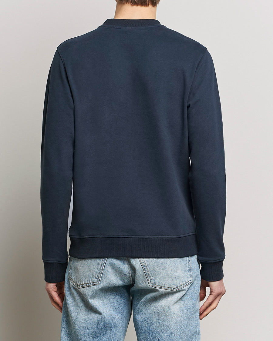 Hombres | Jerséis y prendas de punto | Belstaff | Varsity Logo Sweatshirt Dark Ink