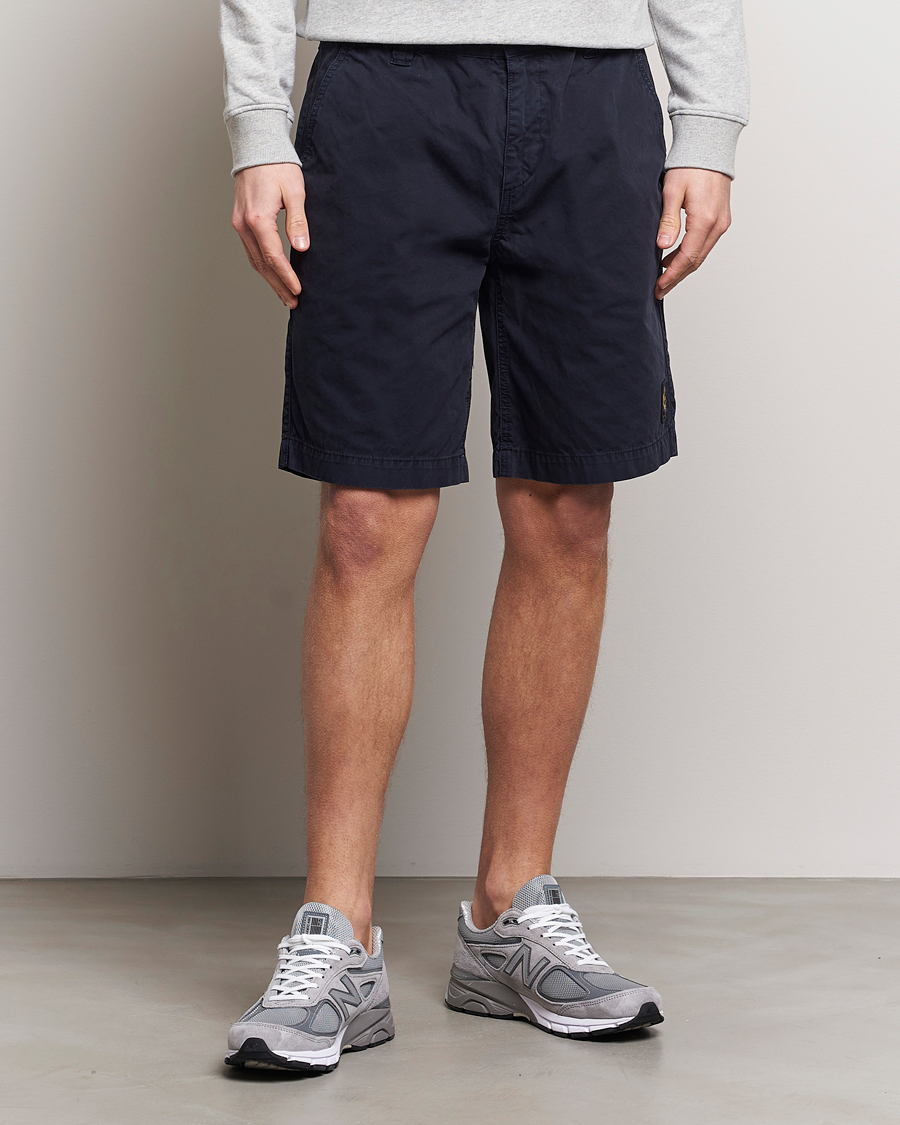 Hombres | Pantalones cortos chinos | Belstaff | Dalesman Cotton Shorts Dark Ink