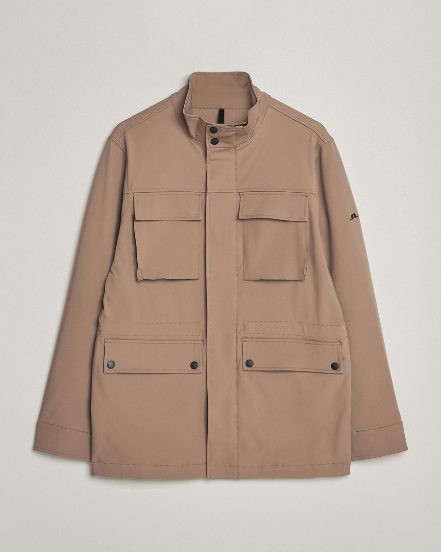 Hombres | Abrigos y chaquetas | J.Lindeberg | Ripley 4-Way Stretch Field Jacket Walnut