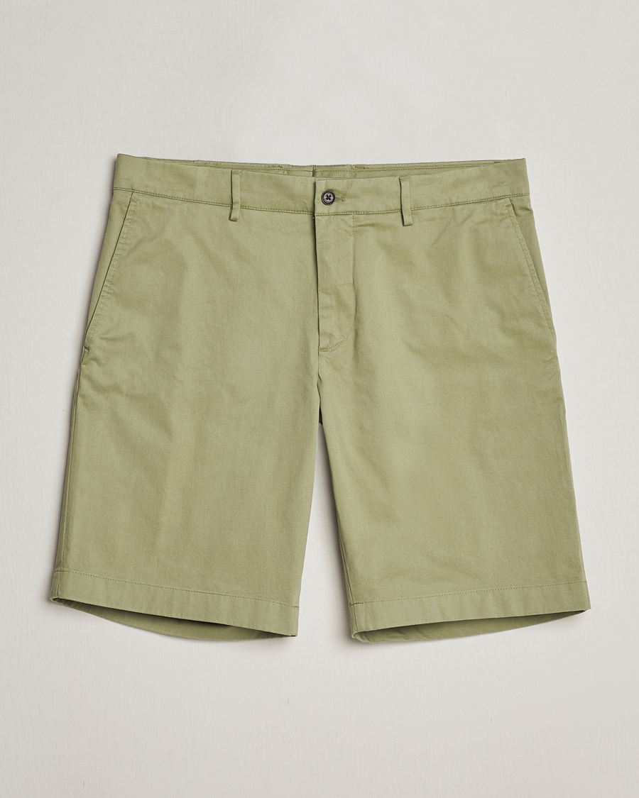 Hombres | Pantalones cortos | J.Lindeberg | Nathan Cloud Satin Shorts Oil Green
