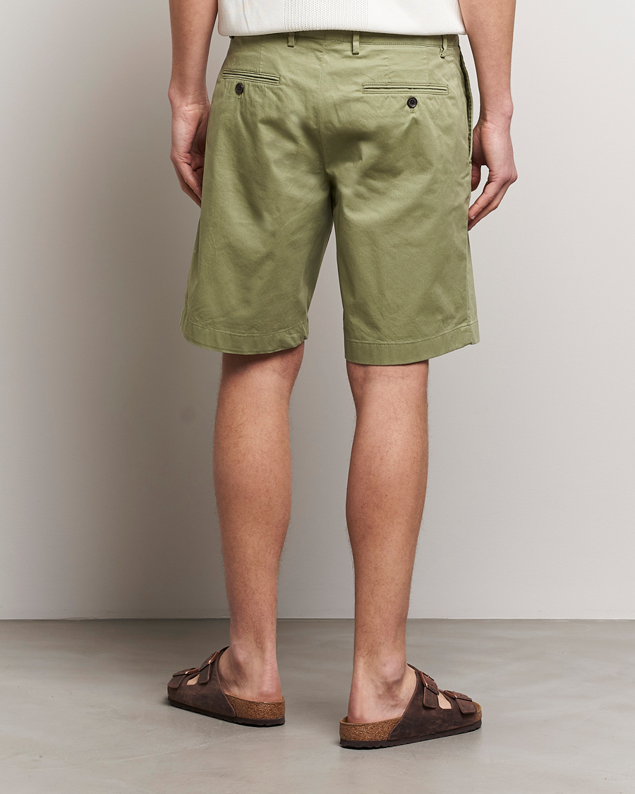Hombres | Pantalones cortos | J.Lindeberg | Nathan Cloud Satin Shorts Oil Green