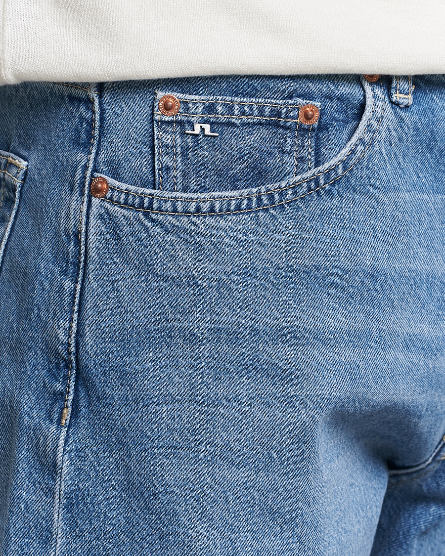 Hombres | Vaqueros | J.Lindeberg | Cody Washed Regular Jeans Light Blue