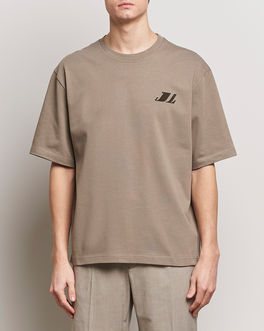 Hombres | Camisetas de manga corta | J.Lindeberg | Cameron Loose T-Shirt Walnut