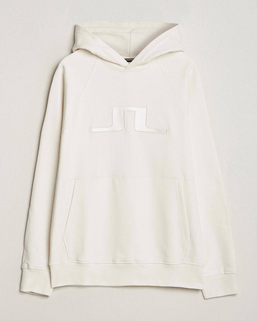 Hombres | Jerséis y prendas de punto | J.Lindeberg | Callan Bridge Hoodie Cloud White