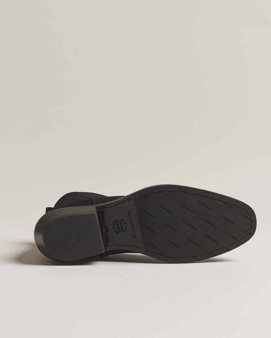 Hombres | J.Lindeberg Wyatt Suede Boots Black | J.Lindeberg | Wyatt Suede Boots Black