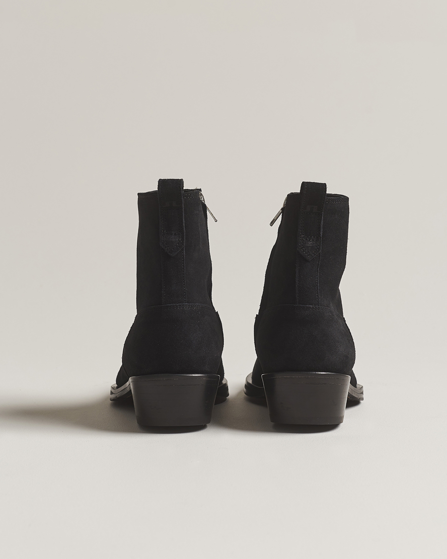 Hombres | J.Lindeberg Wyatt Suede Boots Black | J.Lindeberg | Wyatt Suede Boots Black