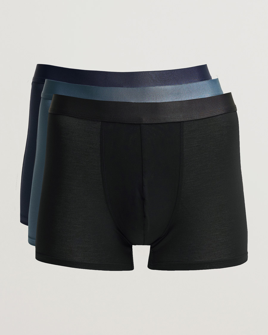 Hombres | Ropa interior y calcetines | CDLP | 3-Pack Boxer Briefs Black/Navy/Steel