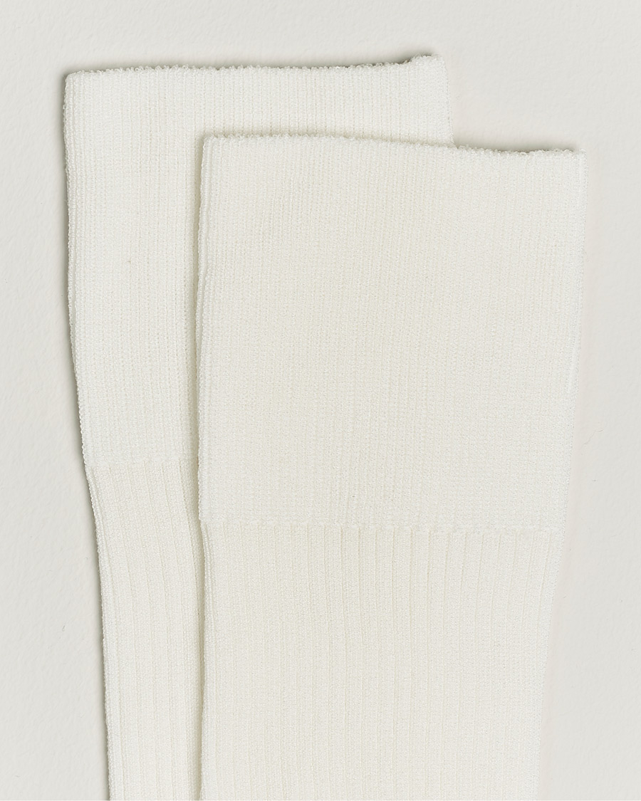 Hombres | Ropa interior y calcetines | CDLP | Cotton Rib Socks White