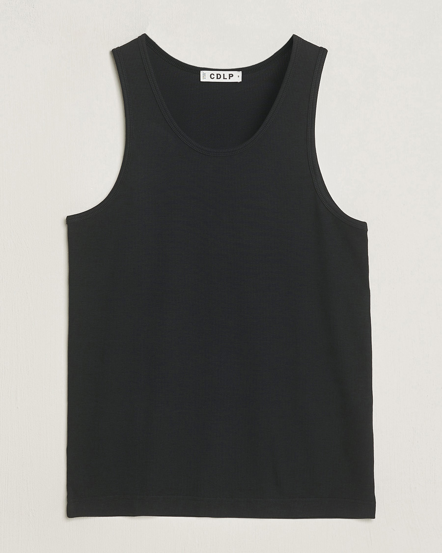 Hombres | Camisetas | CDLP | Rib Tank Top Off Black