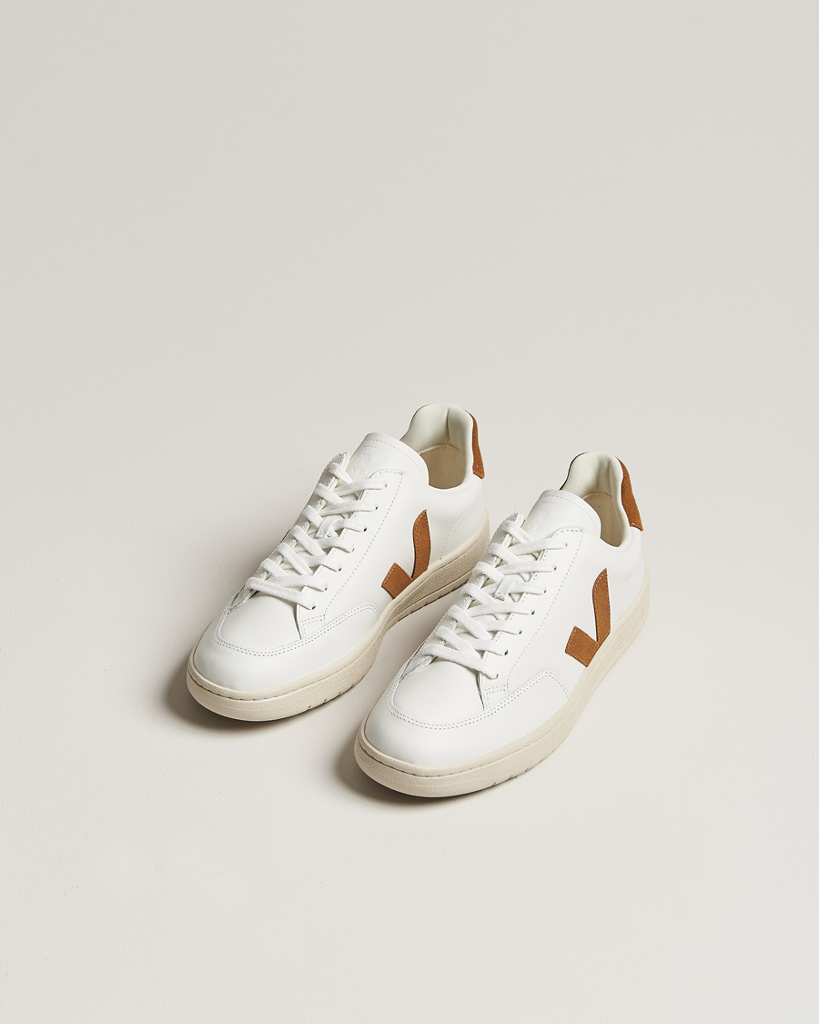 Hombres | Zapatos | Veja | V-12 Sneaker Extra White/Camel