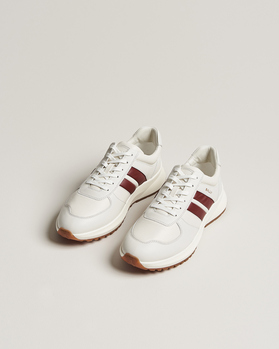 Hombres | Zapatillas blancas | Bally | Darsyl Leather Running Sneaker White