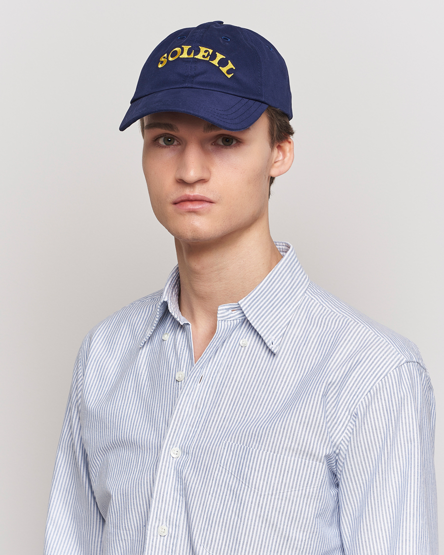 Hombres | Drake's Soleil Baseball Cap Navy | Drake's | Soleil Baseball Cap Navy