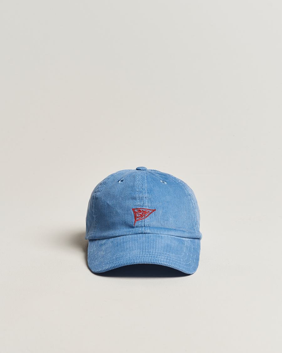 Hombres | Drake's Pigeon Flag Baseball Cap Light Blue | Drake's | Pigeon Flag Baseball Cap Light Blue
