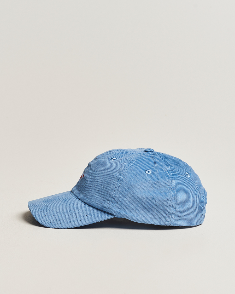 Hombres | Drake's Pigeon Flag Baseball Cap Light Blue | Drake's | Pigeon Flag Baseball Cap Light Blue