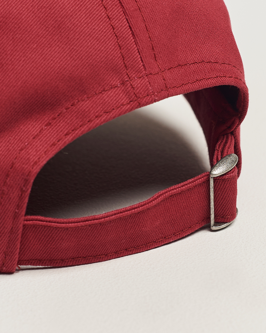 Hombres | Drake's Morlaix Plombee 77 Baseball Cap Red | Drake's | Morlaix Plombee 77 Baseball Cap Red