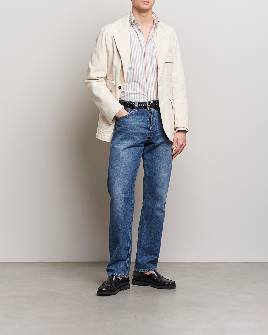 Hombres | Blazers | Drake's | MKIV Denim Games Blazer Ecru