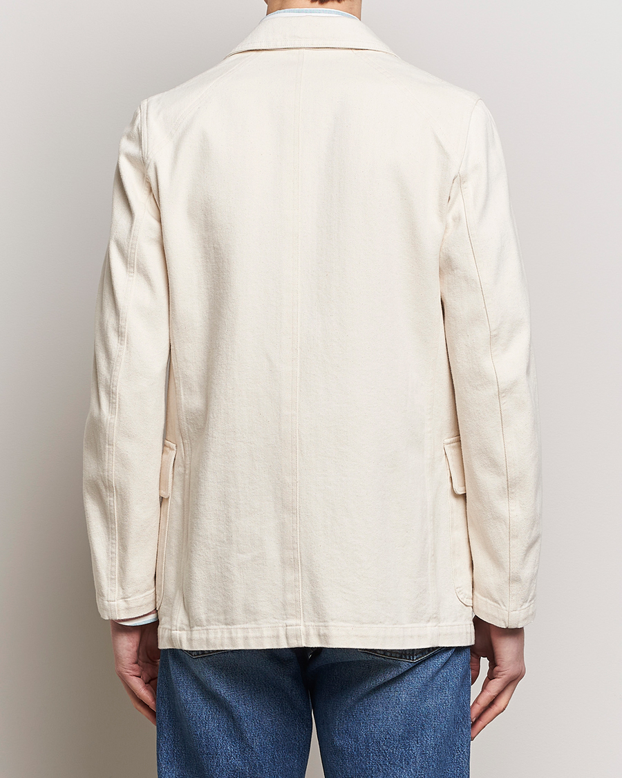 Hombres | Blazers | Drake's | MKIV Denim Games Blazer Ecru