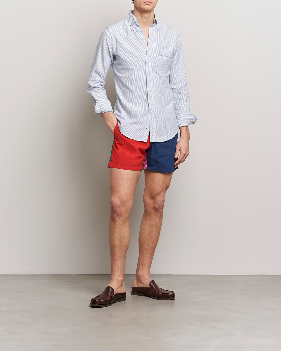 Hombres | Bañadores | Drake's | Colourblock Swimshorts Multi