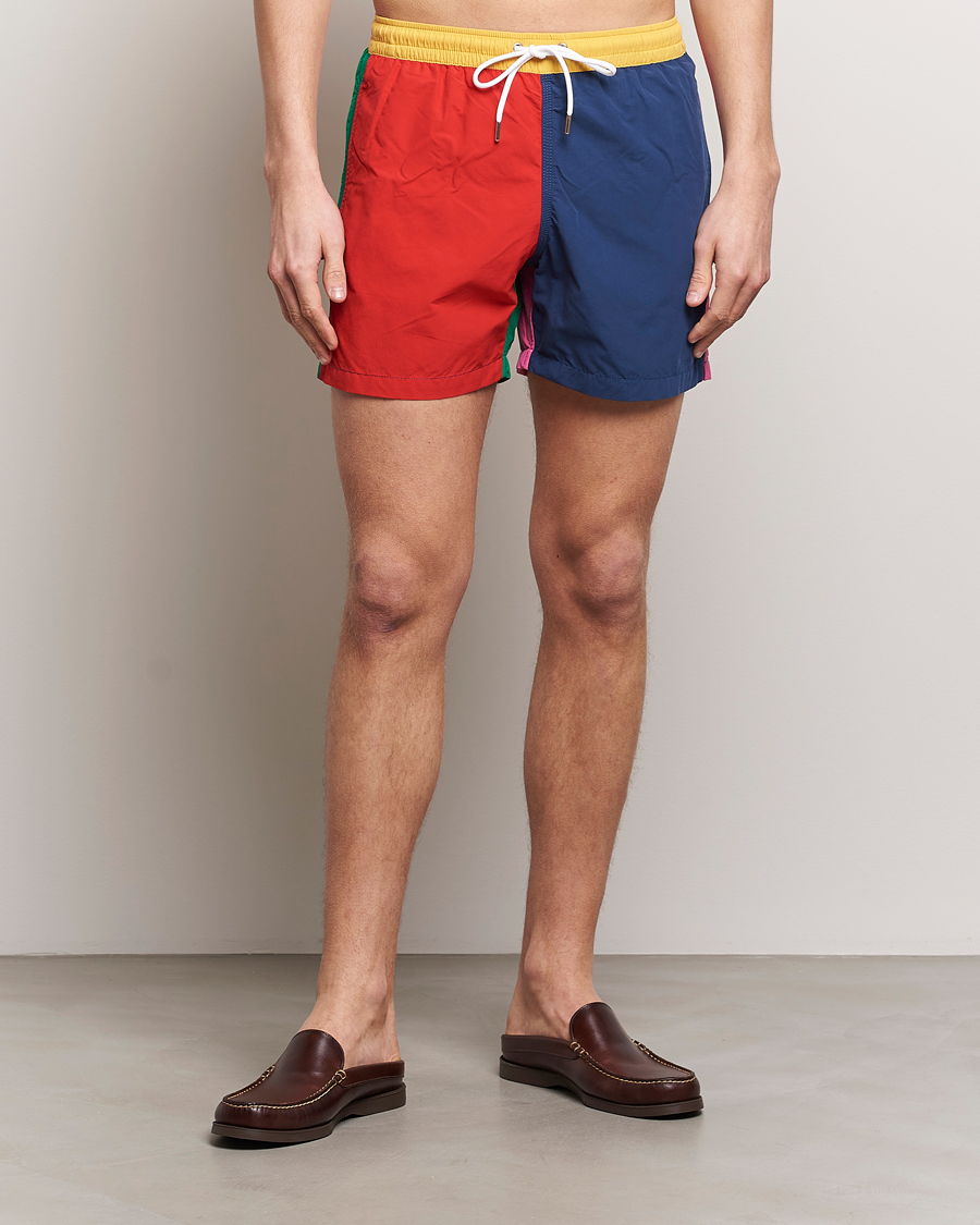 Hombres | Bañadores | Drake's | Colourblock Swimshorts Multi