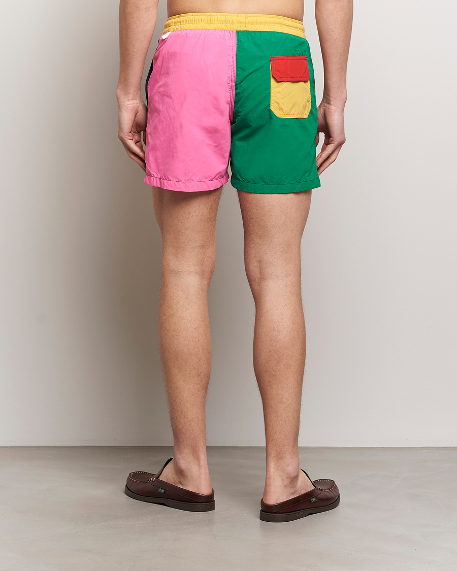 Hombres | Bañadores | Drake's | Colourblock Swimshorts Multi