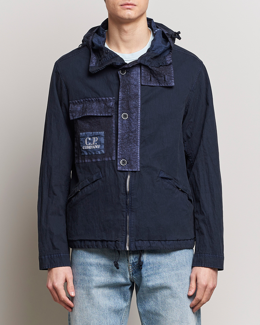 Hombres | Abrigos y chaquetas | C.P. Company | 50 Filli Gum Cotton/Nylon Jacket Navy