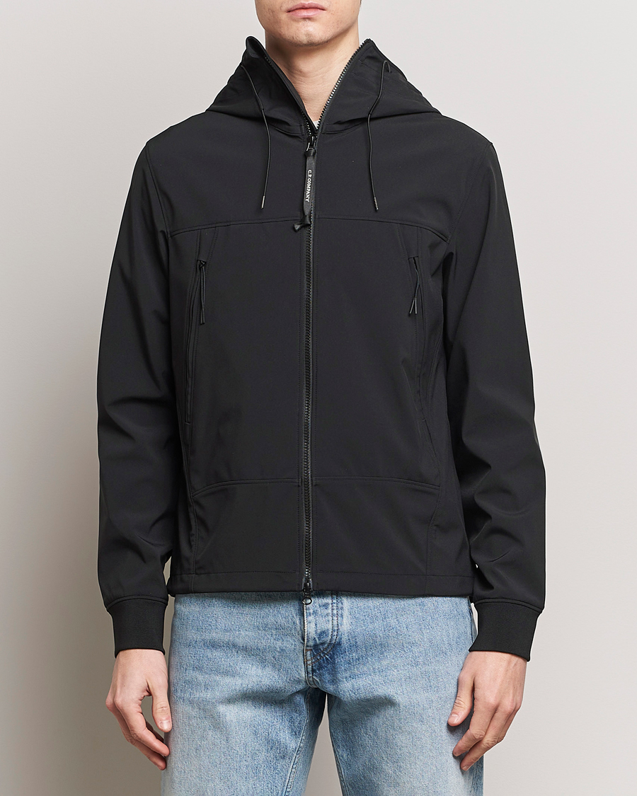 Hombres |  | C.P. Company | Shell R Hooded Goggles Jacket Black