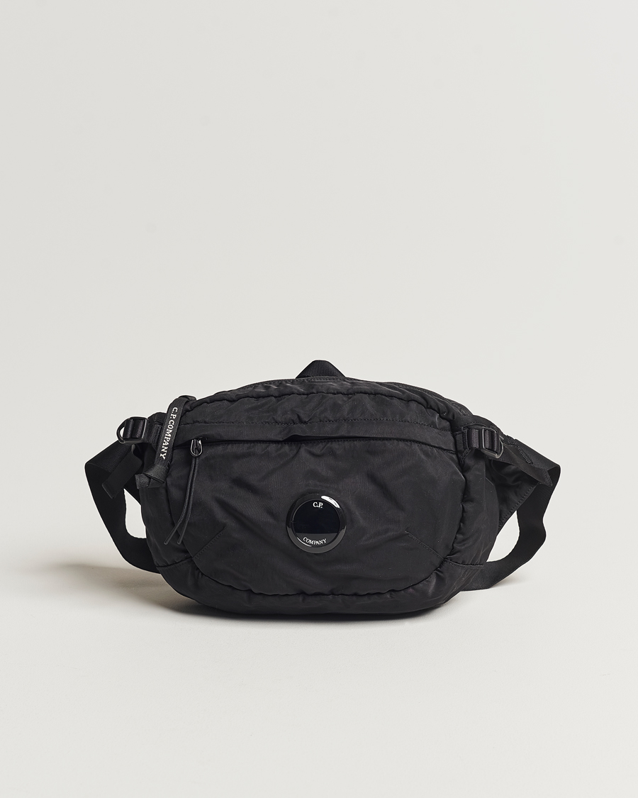 Hombres | C.P. Company Nylon B Small Accessorie Bag Black | C.P. Company | Nylon B Small Accessorie Bag Black